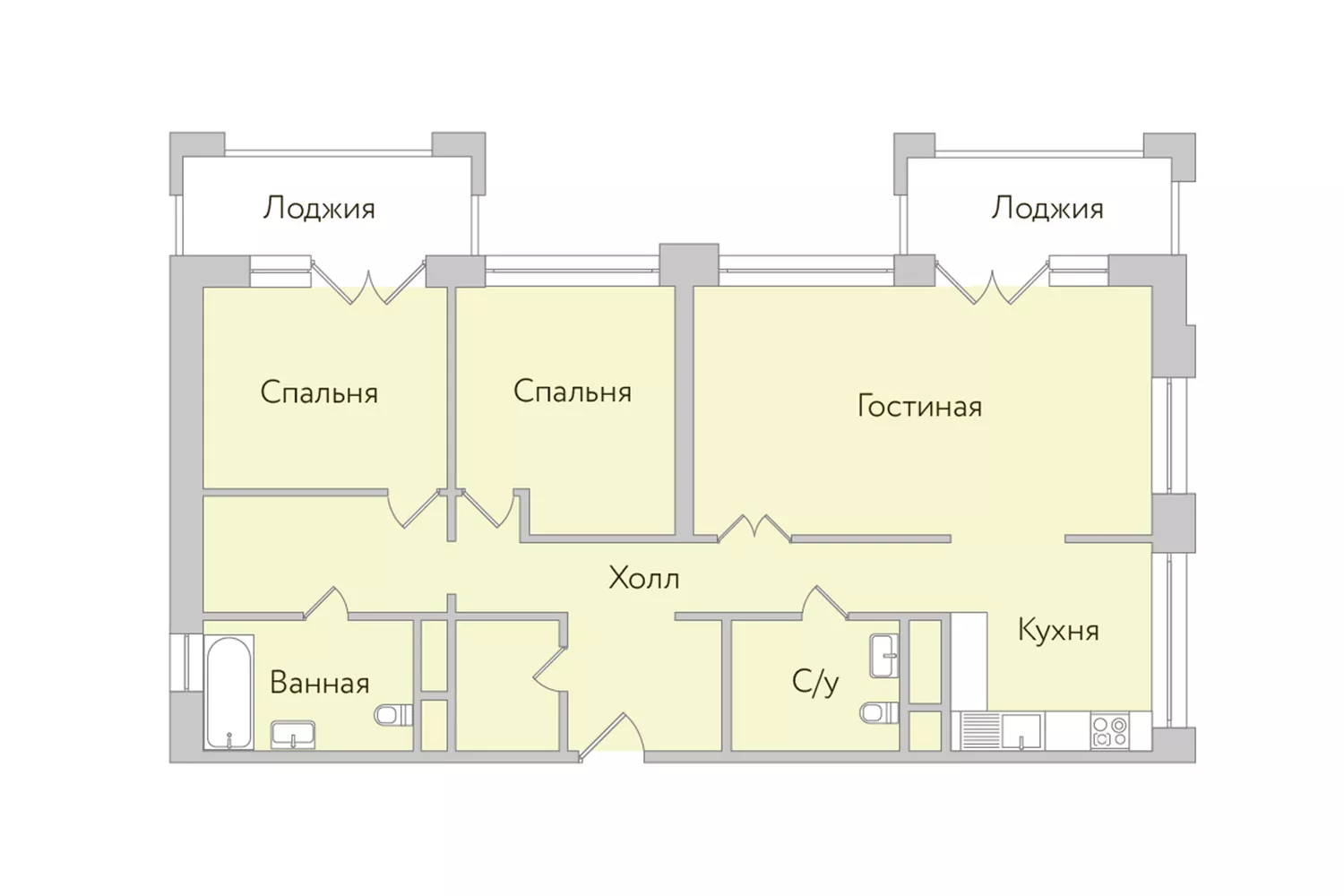 Планировки квартир в ЖК Дом Серебряный Бор Москва