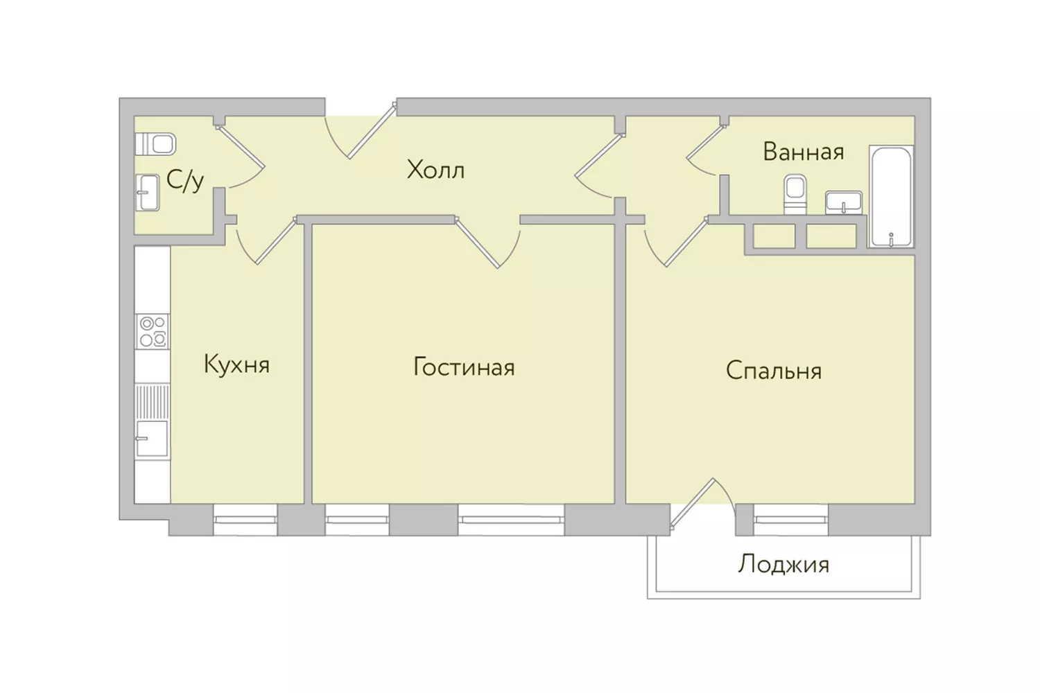 ЖК Счастье на Тульской планировки квартир