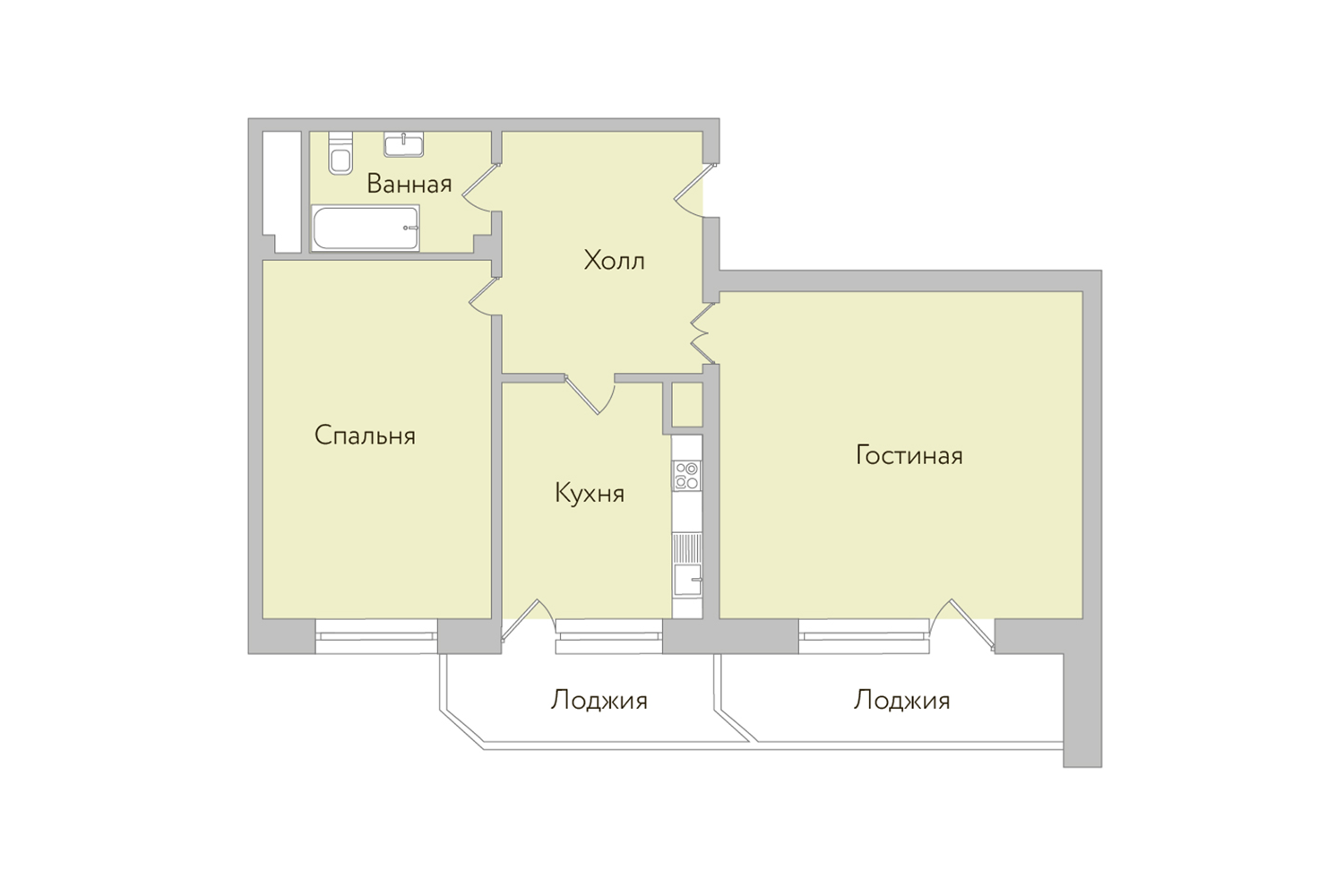 Планировки квартир в жилом комплексе Дом на Пресне