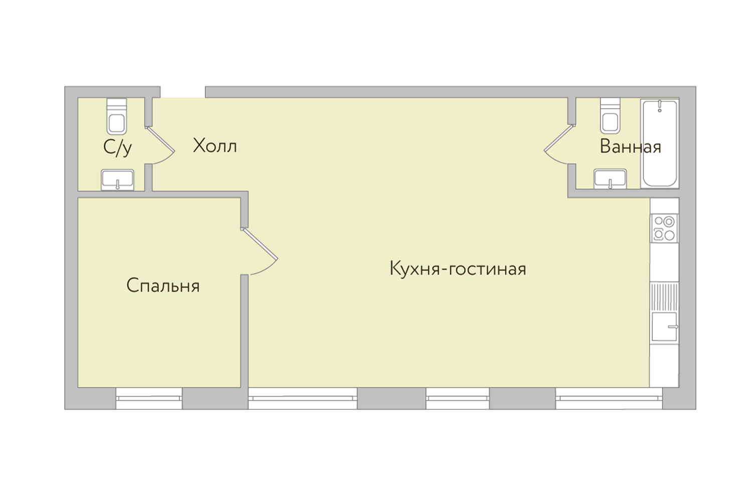 Планировки квартир в ЖК Клубный Дом на Сретенке Москва