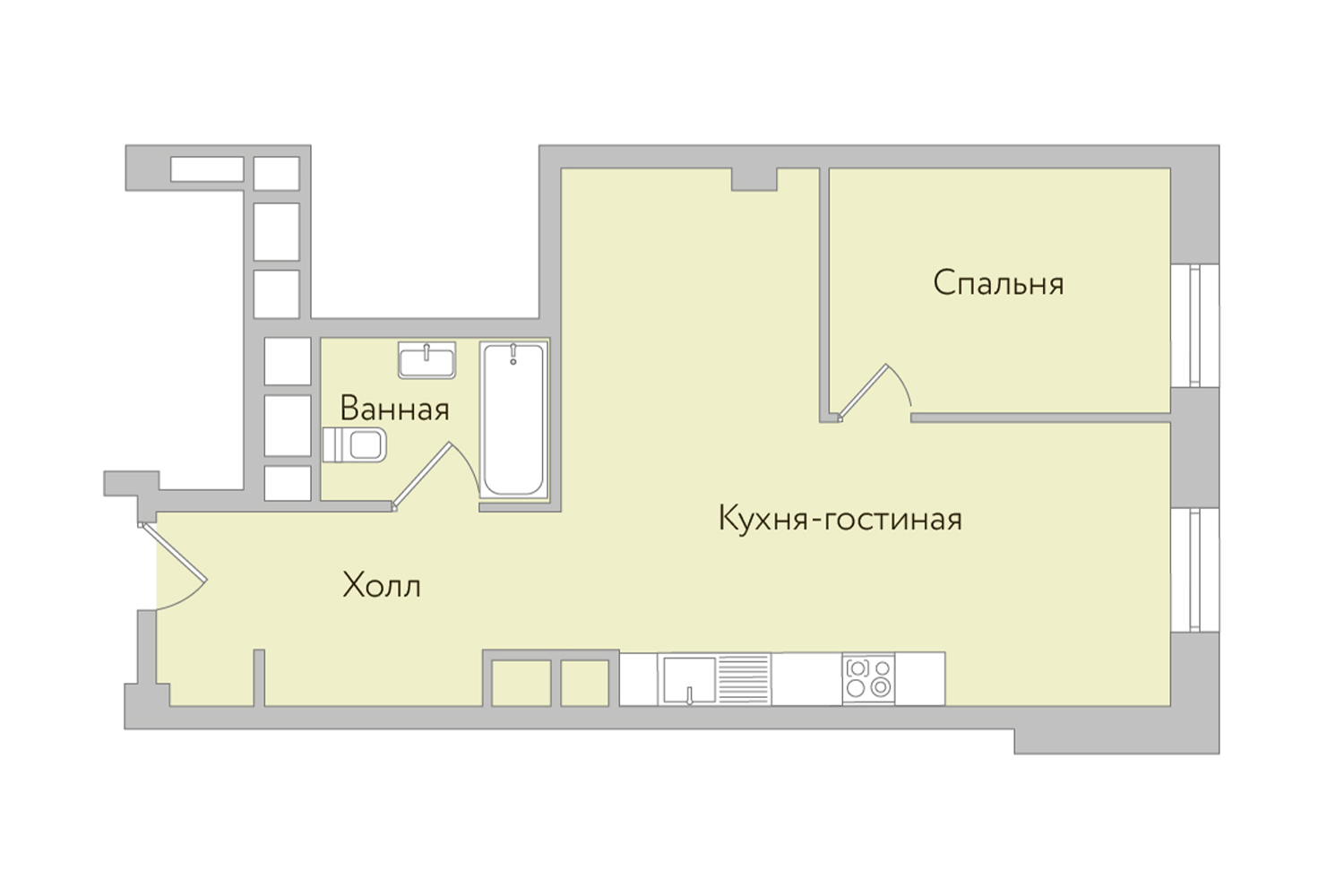 Планировки квартир в ЖК Гороховский 12 Москва