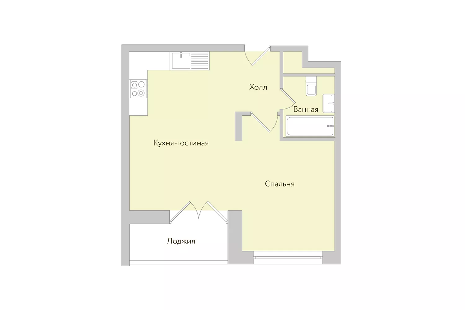 Планировки квартир в жилом комплексе Суббота